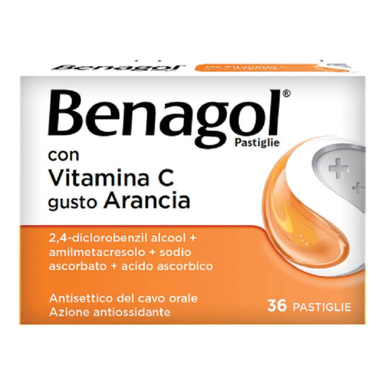 BENAGOL VIT C*36PAST ARANCIA